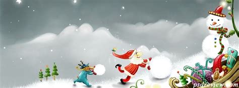 christmas facebook timeline covers psdreview