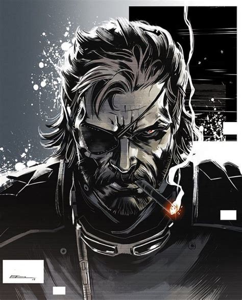 Mgsv Art Big Boss Metal Gear Metal Gear Metal Gear V