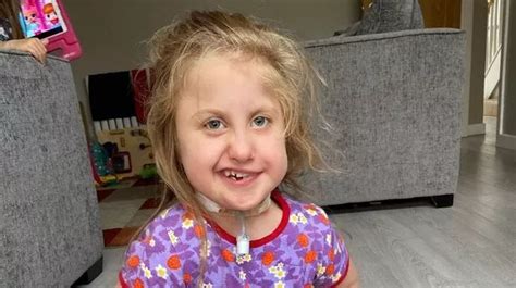 Tube Fed Girls Rare Condition Means Mum Can Never Have Full Nights