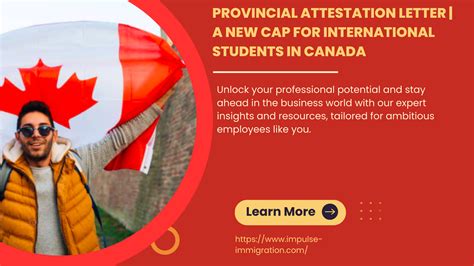 Provincial Attestation Letter A New Cap For International Students In