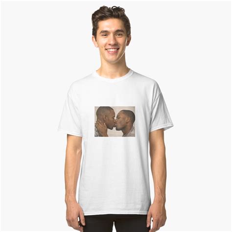 Two Black Men Kissing Meme T Shirt By Jridge98 Redbubble