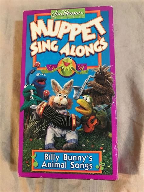 Muppet Sing Alongs Billy Bunnys Animal Songs Vhs 1993 For Sale