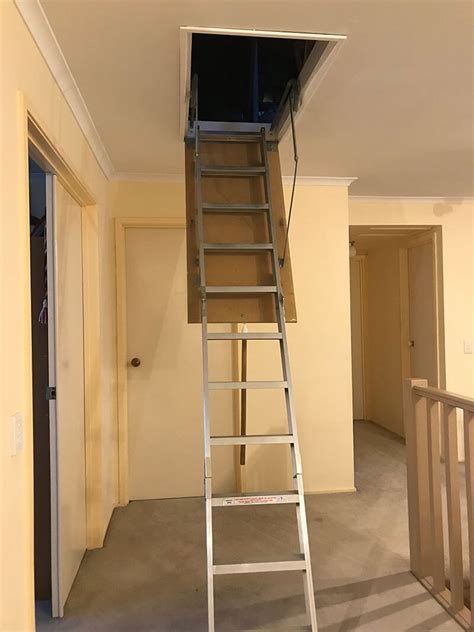 Advanced Height Safety Melbourne Fold Down Ladders For Access Into