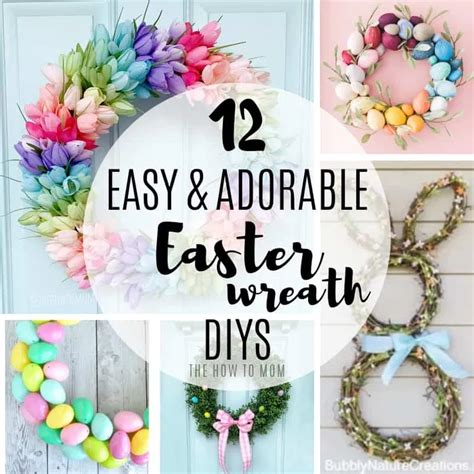 Easter Wreath Ideas 12 Easy And Adorable Diys Easter Wreath Diy