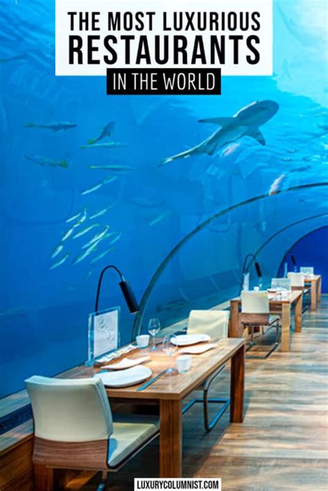 The 12 Most Luxurious Restaurants In The World