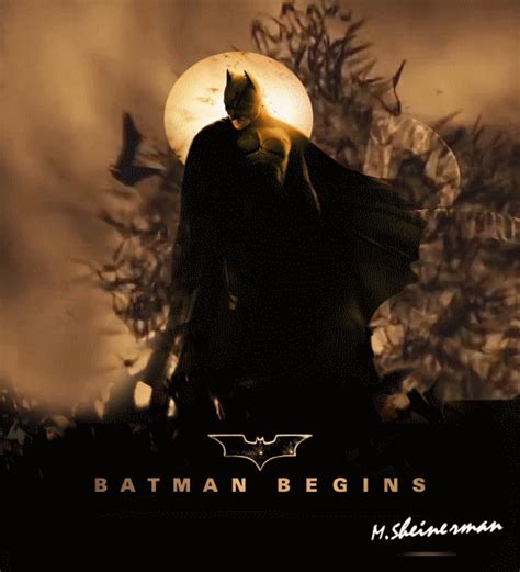 Animated Poster Batman Begins 2005