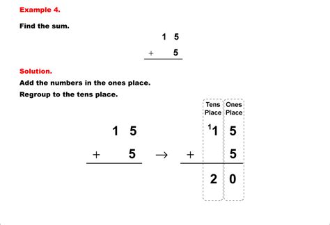 Math Examples Adding And Subtracting With Regrouping Media4math