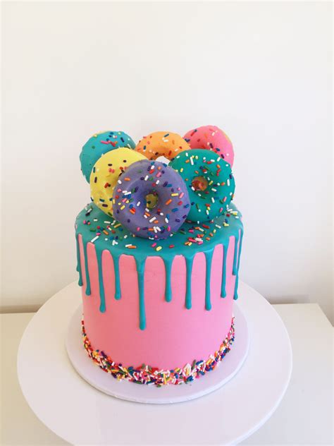 Donut Birthday Cake For Boy Lucina Peyton