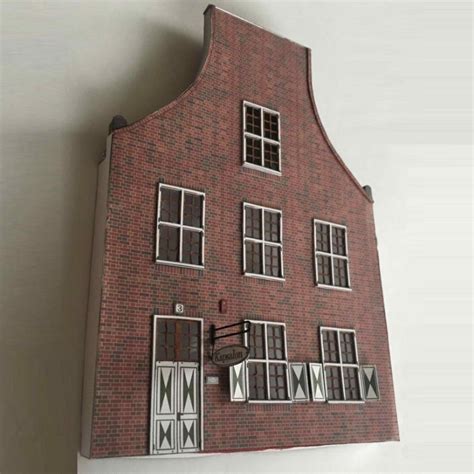 Papermau Czech Building Facade Paper Model In Ho Scale By Britrex