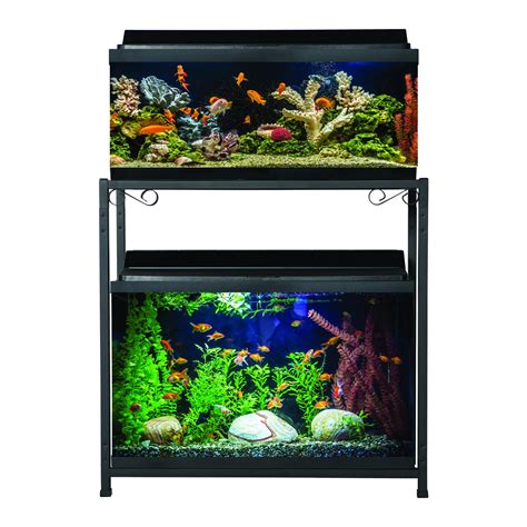 Titaneze 55 Gallon Double Aquarium Stand 2 Stands In 1 Fish Tank