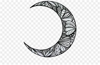 Moon Aesthetic Drawing Henna Phase Lunar Luna