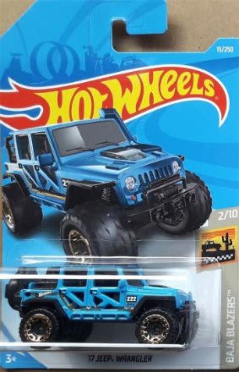 Jual Hot Wheels 17 Jeep Wrangler 2019 Diecast Biru Di Seller
