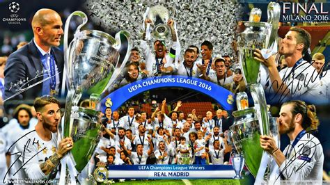 The official home of europe's premier club competition on facebook. REAL MADRID CHAMPIONS LEAGUE WINNERS 2016 Ultra HD Desktop ...