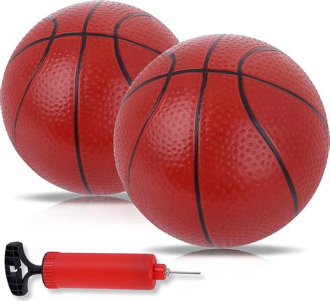 Grevosea 2 Pack Small Basketballs For Kids 55 Mini