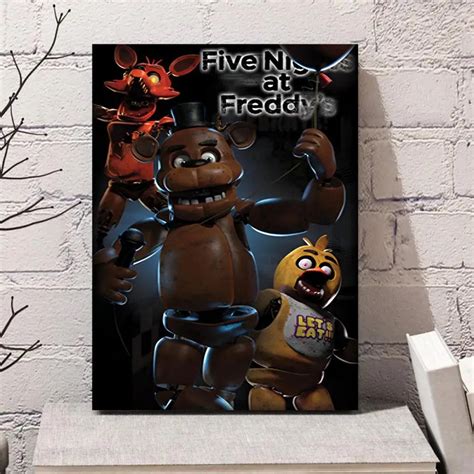 Five Nights At Freddys Hd Poster Classic Movie Wall Art Home Decor