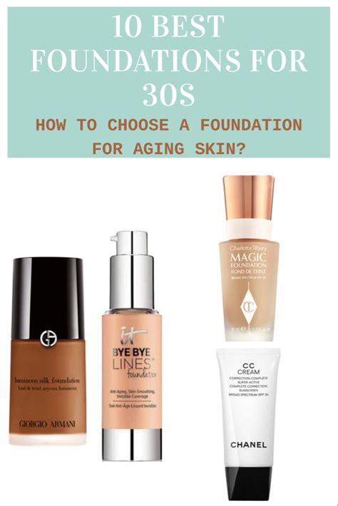 Best Foundations For Aging Skin Natural Looking Products 2019 Best