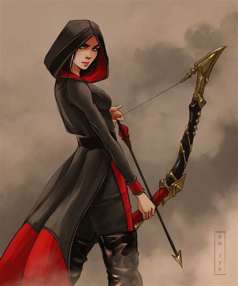 Archer Commission By Emryn Art On Deviantart In 2021 Fantasy Female