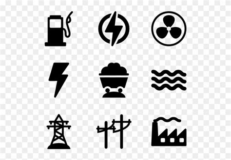 Electricity Clipart Electricity Production Power Icons Free
