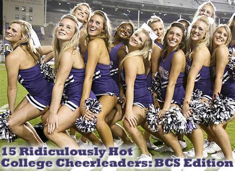 15 Ridiculously Hot College Cheerleader Pictures BCS Edition Total