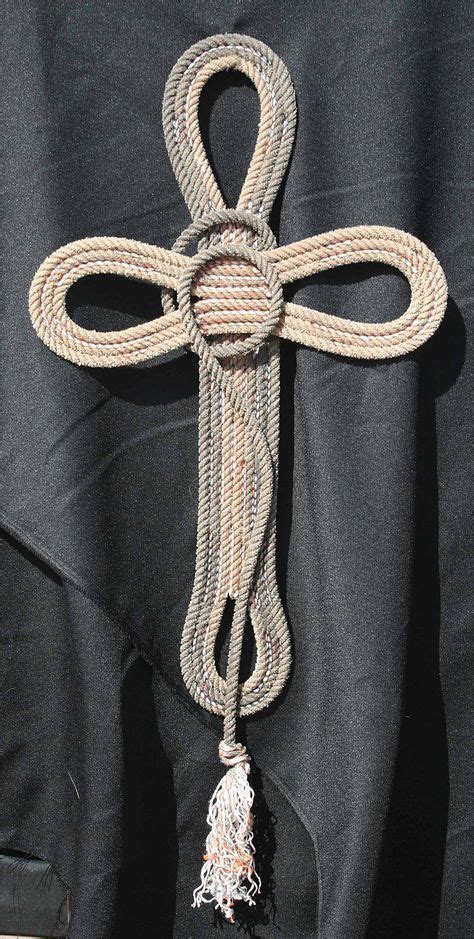 Rope Cross Lariat Rope Crafts Western Crafts Rope Cross
