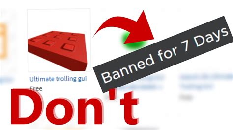 DON T USE ULTIMATE TROLLING GUI IN ROBLOX YouTube