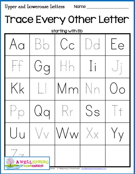 Children can trace the letters to learn . Tracing Upper And Lowercase Letters | TracingLettersWorksheets.com