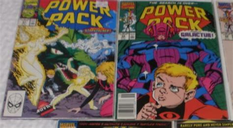 Vf Marvel Comic Power Pack Vol 1 57 58 Gee Mass Master Lightspeed Energizer Ebay