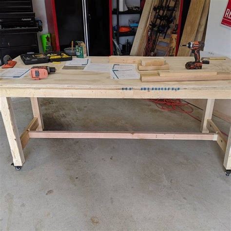 Folding Work Bench Plans Wall Mountable Metric Aus Etsy Woodworking