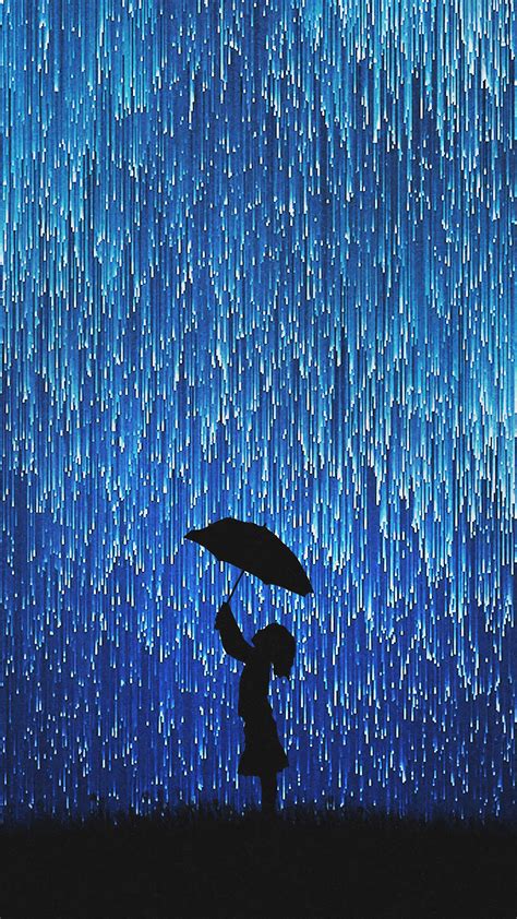Free Download Raining Stars Silhouette Digital Art 4k Wallpaper