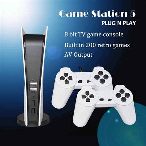 Buy Game Station 5 Usb Wired Video Game Console With 200 Classic Games