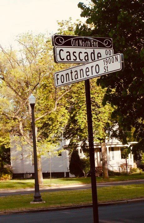 Historic Street Signs The Old North End Neighborhood