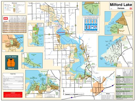 Milford Lake Kansas Map Interactive Map
