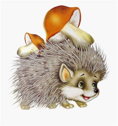 Autumn Hedgehog Clipart Png Download Vintage Hedgehog Cartoon