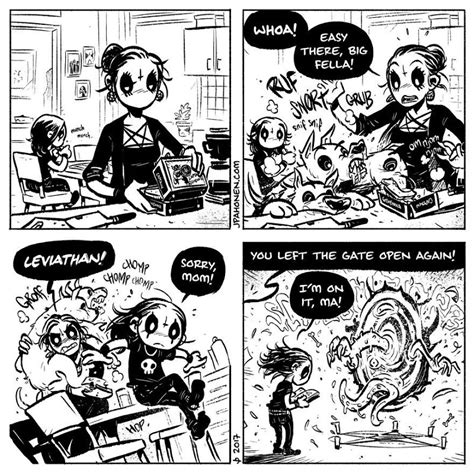 Black Metal Comics Fun Comics Dark Comics Cute Comics