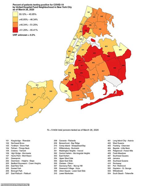 The Coronavirus Map Of New York City Releases Borough By
