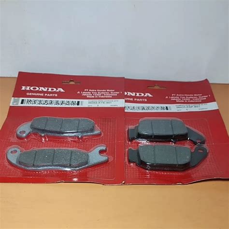 Paket Kye Dispad Kampas Rem Cakram Depan Belakang Honda Mega Pro New