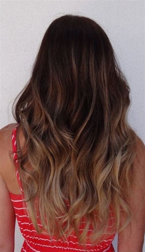 Back View Of Long Ombre Hair Hairstyles Weekly