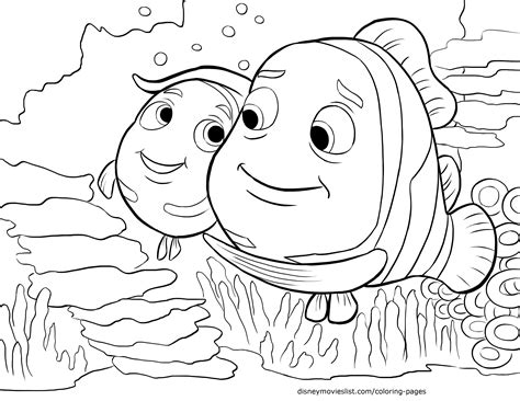 Finding Nemo Dory Coloring Pages at GetColorings.com | Free printable