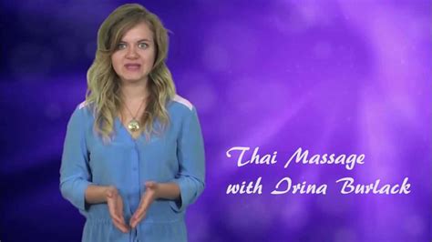 Thai Massage With Irina Youtube