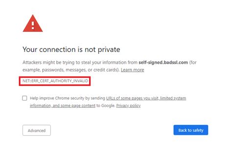 How To Fix Net Err Cert Authority Invalid Error In Chrome