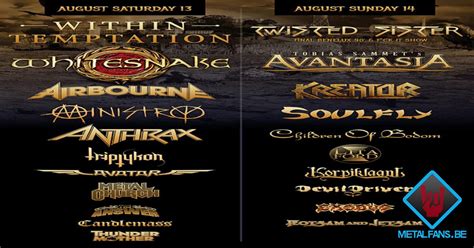 Precisa de um lugar para ficar durante o festival? Alcatraz Metal Festival 2016: Geruchten | Bevestigingen ...