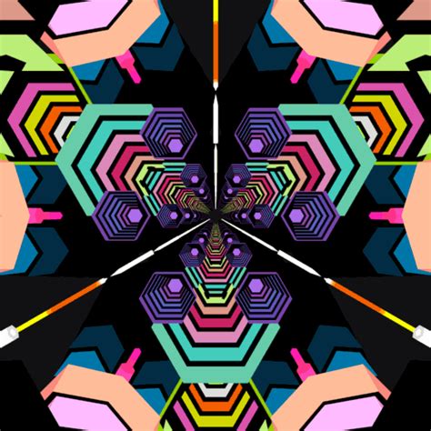 Hexeosis Optical Illusions Art Geometric Pattern Wallpaper Illusion Art
