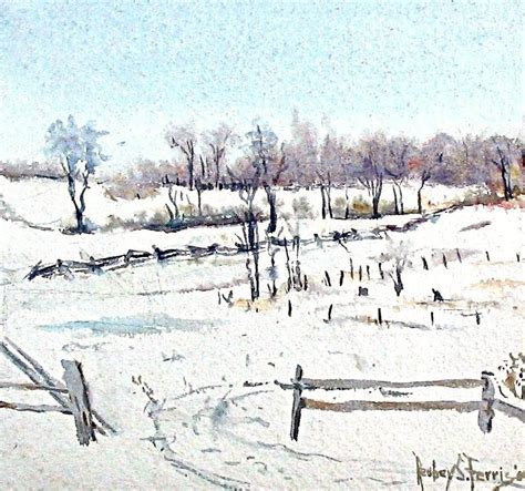 Winter 1904 Michigan Painting By Reubey Statira Ferris