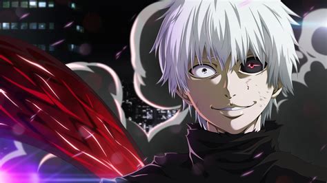 Between ghouls and ccg ghoul investigators, there are literally dozens of powerful characters in the tokyo ghoul series. guy view face eyes white hair smile ken kaneki tokyo ghoul ...