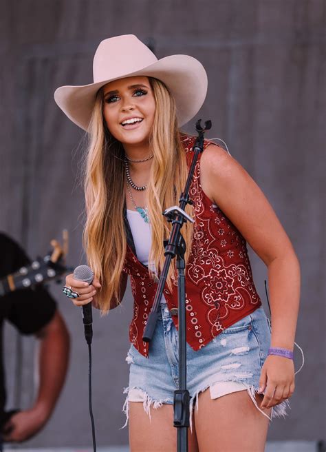 Mikayla Lane Performs At Troy Aikmans Highway To Henryetta Music Festival Adkins Publicity