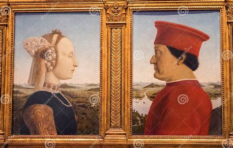 Das Doppelporträt Der Herzöge Von Urbino Von Piero Della Francesca