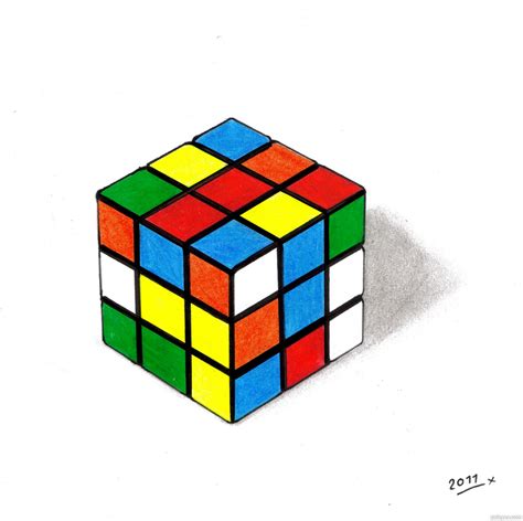 Some of the technologies we use are necessary for critical functions like security and site integrity, account authentication, security and privacy preferences, internal site usage and maintenance data, and to make the site work correctly for browsing and transactions. Rubiks Cube Drawing at GetDrawings | Free download
