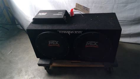 Terminator MTX Audio Subwoofer Property Room