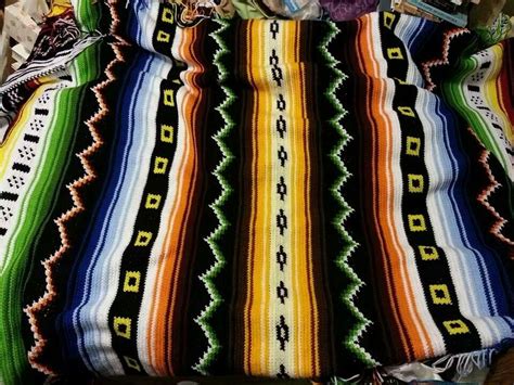 Pin By Sabrina Van Gestel On Indian Pattern Crochet Crochet Blanket