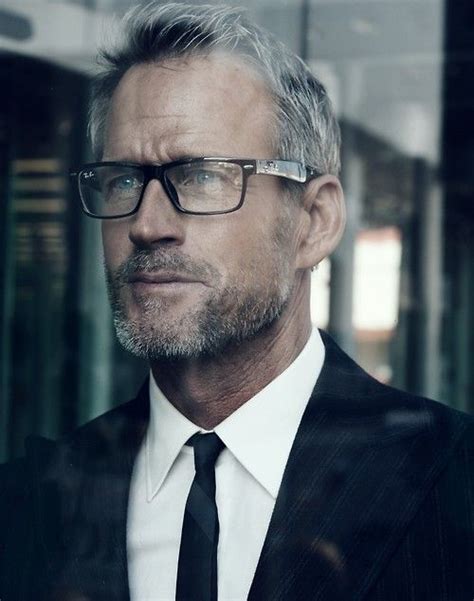 Mark Ray Love The Details The Glasses The Suit The Tie The Silver Fox Stubble Nice